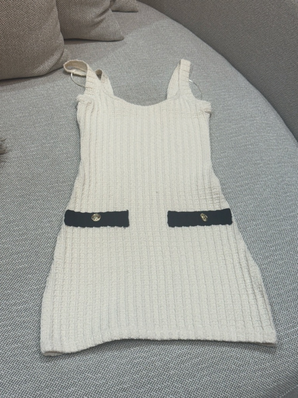 Zara Cream Knit Dress